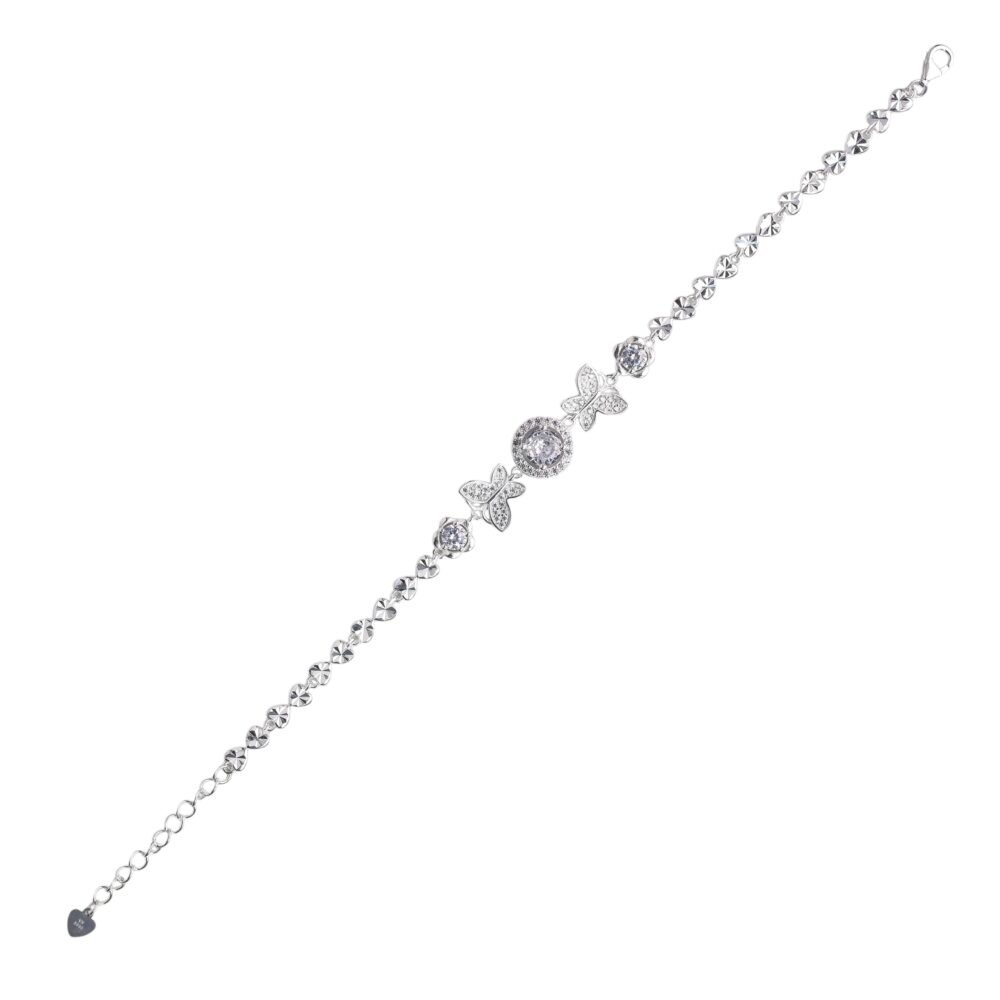 Lắc tay tim & bướm đá – SP3729