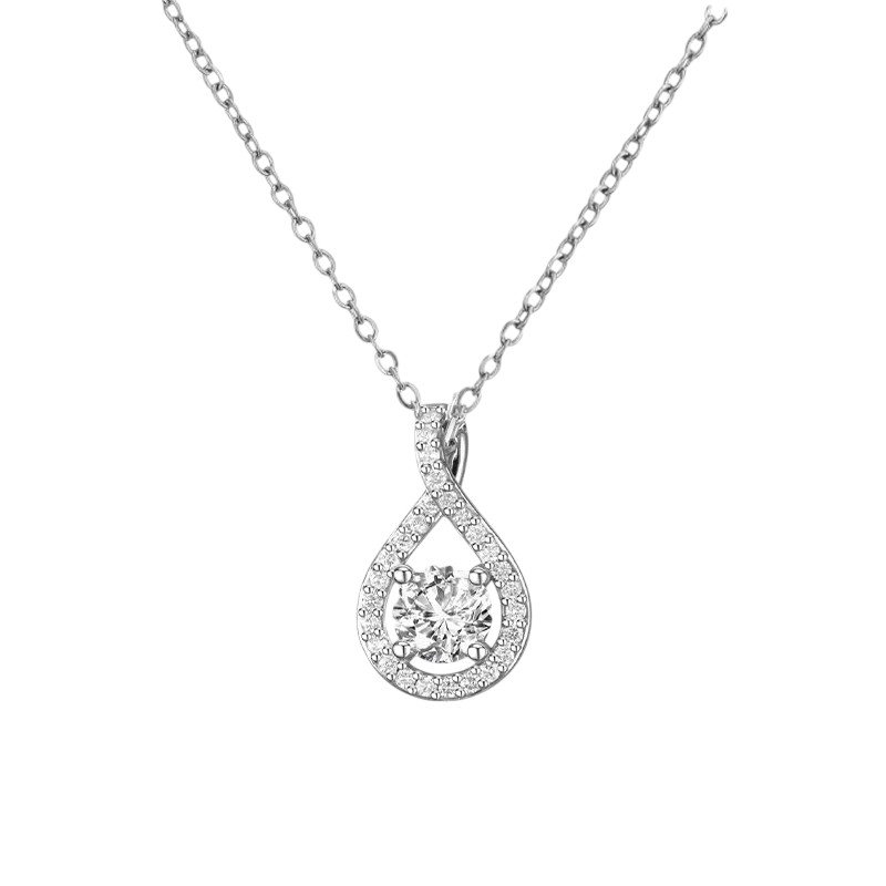 Dây chuyền kim cương Moissanite 0,8 Carat