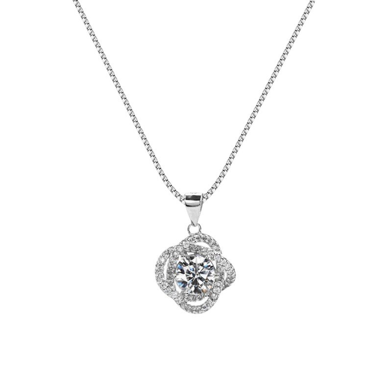 Dây chuyền nữ Kim Cương Moissanite