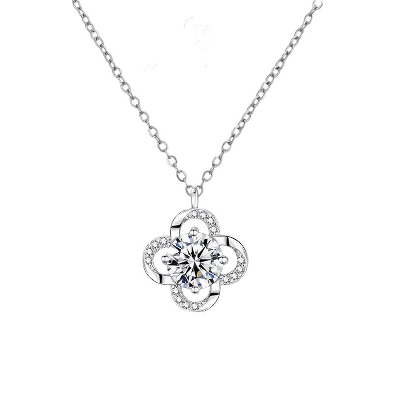 Dây chuyền nữ kim cương Moissanite 0.5 Carat