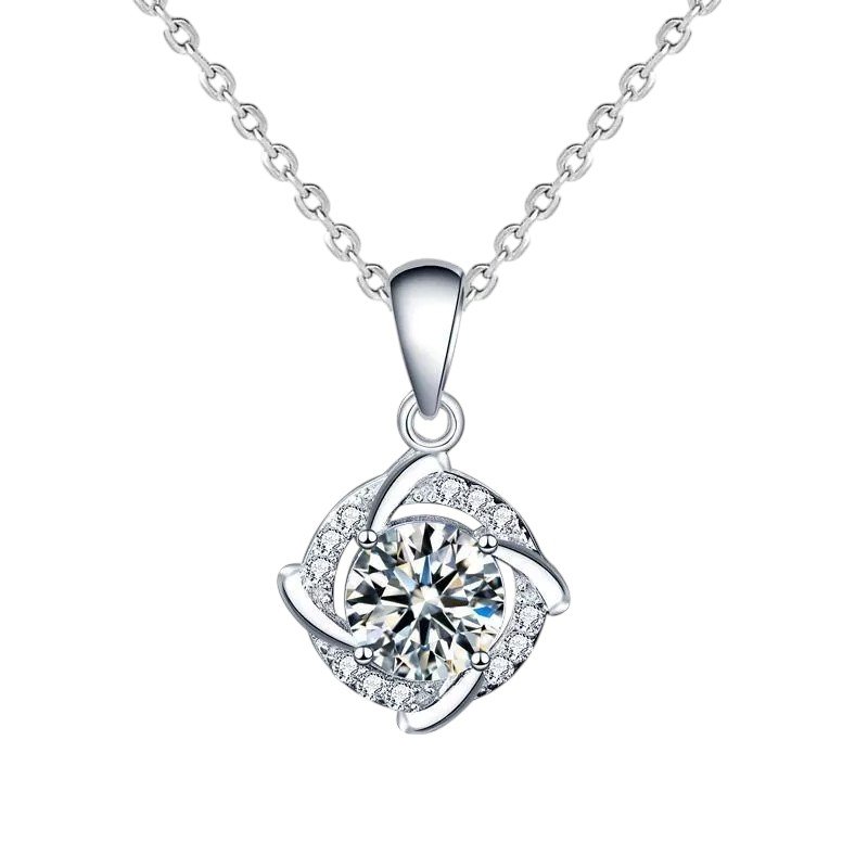 Dây chuyền kim cương Moissanite 0.5 Carat