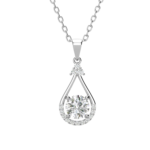 Dây chuyền bạc S925 giọt nước đính moissanite 💎 – K0008