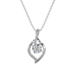 Dây chuyền bạc S925 giọt nước đính moissanite 💎 – K0016