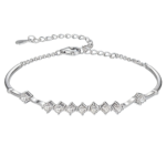 Vòng tay bạc S925 moissanite VVS1 nữ – K0055