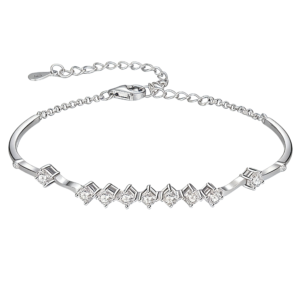 Vòng tay bạc S925 moissanite VVS1 nữ - K0055