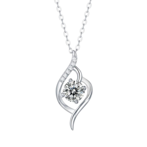 Dây chuyền bạc S925 moissanite trái tim lấp lánh 💎 - K0069