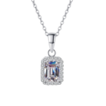 Dây chuyền bạc S925 moissanite trái tim lấp lánh 💎 – K0070