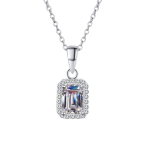 Dây chuyền bạc S925 moissanite trái tim lấp lánh 💎 - K0070