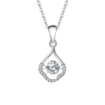 Dây chuyền bạc S925 moissanite pendant nữ sang trọng 💎 – K0071