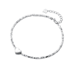 Lắc tay bạc S925 trái tim – K0128