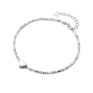 Lắc tay bạc S925 trái tim - K0128