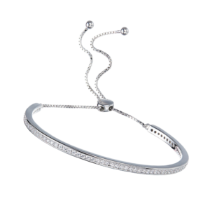 Lắc tay bạc S925 đính đá zircon dây rút - K0155