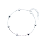 Lắc tay bạc S925 bi tròn tối giản – K0163