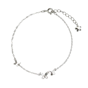 Lắc tay bạc S925 charm bướm thanh lịch - K0168