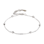 Lắc tay bạc S925 hạt bi thanh lịch – K0172