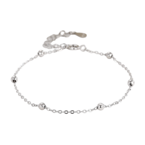 Lắc tay bạc S925 hạt bi thanh lịch - K0172