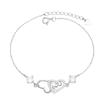 Bông tai bạc S925 đá tròn halo sang trọng ✨ – K0189