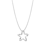 Dây chuyền bạc S925 ngôi sao đính đá ✨ – K0192