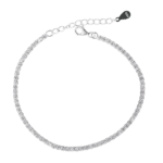 Lắc tay Bạc KFJ dây full đá nhỏ 2,5mm – 1411