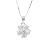 Dây chuyền Bạc KFJ MD hoa xoáy 5cánh – 2837