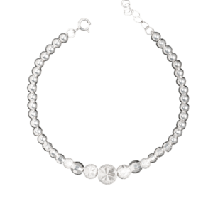 Lắc tay bạc S925 vòng bi hoa phay  - 3745