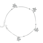 Lắc chân Bạc KFJ thả bướm – 484