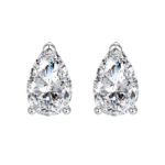 Bông tai bạc S925 Giọt Nước Đá Trắng CZ – K0195