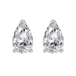 Bông tai bạc S925 Giọt Nước Đá Trắng CZ - K0195