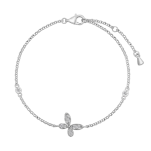 Lắc tay bạc S925 Bướm Đính Đá CZ - K0196