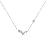 Dây chuyền bạc S925 Cụm Đá CZ Tinh Tế – K0198