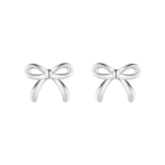 Bông tai bạc S925 Hình Nơ – K0200