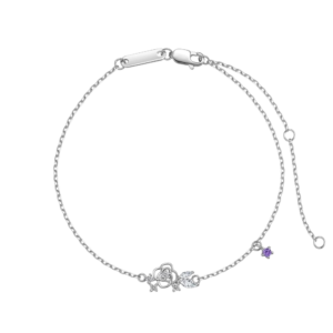 Lắc tay bạc S925 Hoa Hồng Đính Đá - K0208